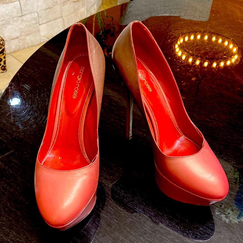 sergio rossi ombre heels